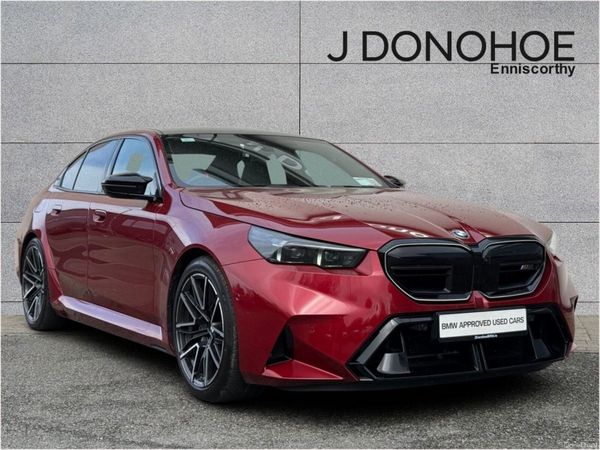 BMW M5 Saloon, Petrol Plug-in Hybrid, 2026, Red