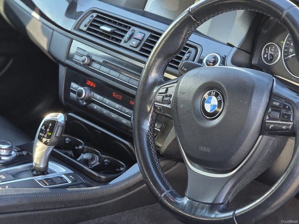 BMW 5-Series Saloon, Diesel, 2013, Silver
