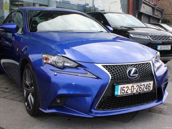 Lexus IS Saloon, Petrol Hybrid, 2015, Blue