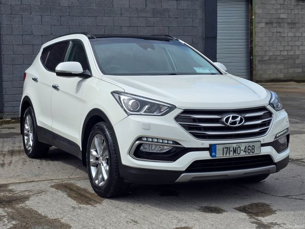 Hyundai Santa Fe SUV, Diesel, 2017, White