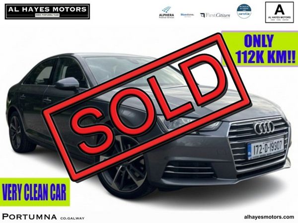 Audi A4 Saloon, Diesel, 2017, Grey