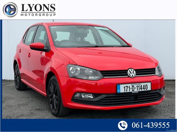 Volkswagen Polo Hatchback, Petrol, 2017, Red