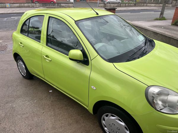 Nissan March Hatchback, Petrol, 2010, Green