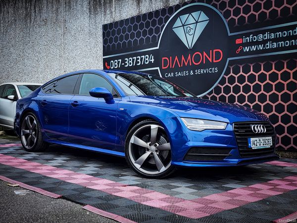 Audi A7 Saloon, Diesel, 2014, Blue
