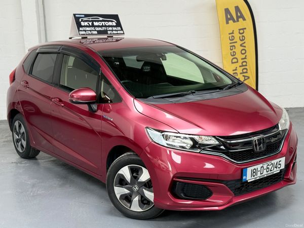 Honda Fit Hatchback, Petrol Hybrid, 2018, Red