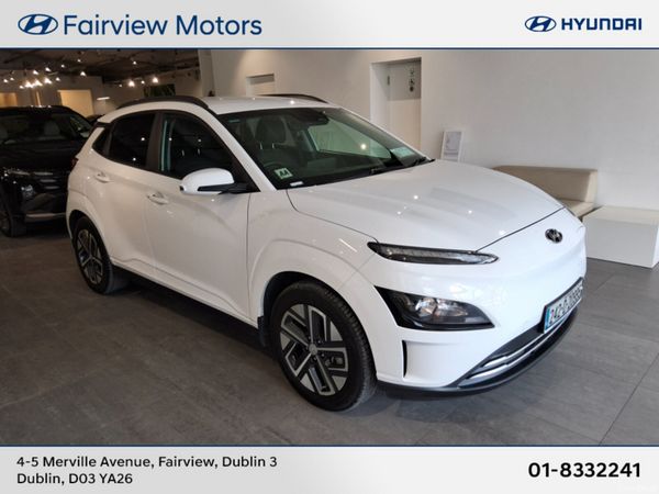 Hyundai KONA SUV, Electric, 2024, White