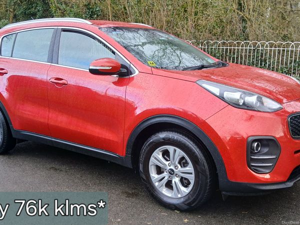 Kia Sportage SUV, Diesel, 2017, Red