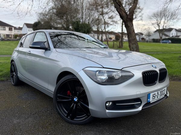 BMW 1-Series Hatchback, Diesel, 2015, Silver