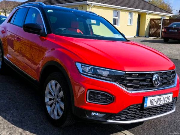 Volkswagen T-Roc SUV, Petrol, 2018, Red