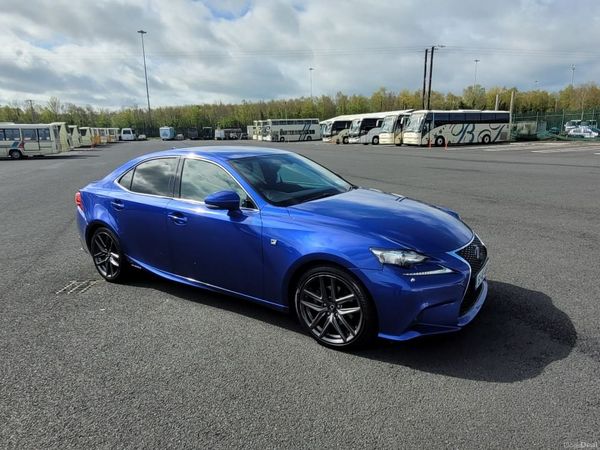 Lexus IS Saloon, Petrol Hybrid, 2015, Blue
