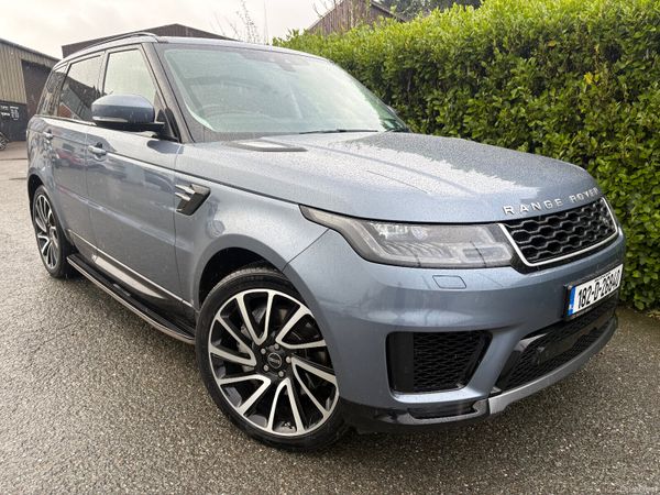 Land Rover Range Rover Sport SUV, Petrol Plug-in Hybrid, 2018, Black