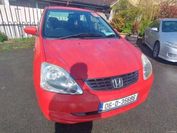 Honda Civic Hatchback, Petrol, 2006, Red