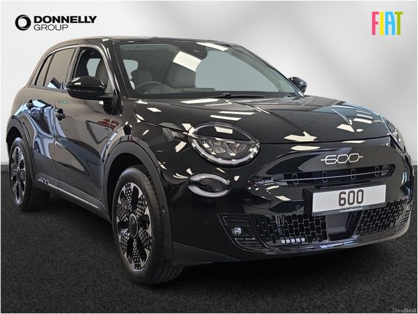Fiat 600 Hatchback, Petrol, 2026, Black