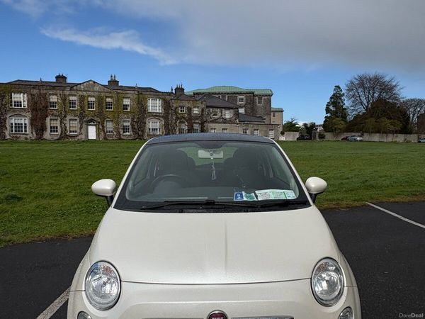 Fiat 500 Hatchback, Petrol, 2013, White