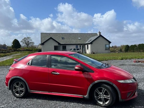 Honda Civic Hatchback, Petrol, 2009, Red