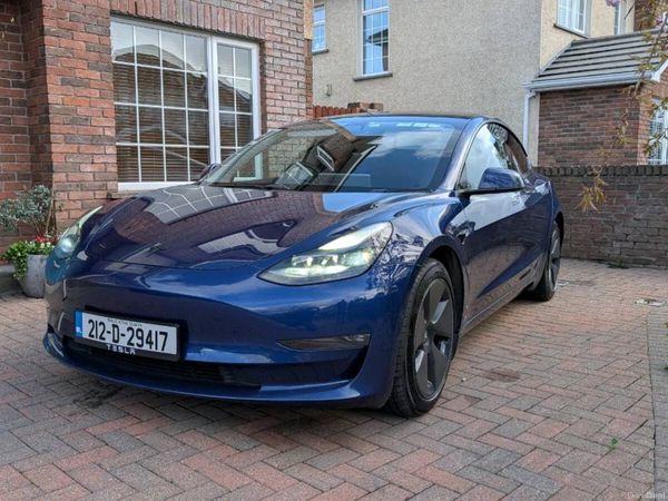 Tesla Model 3 Saloon, Electric, 2021, Blue