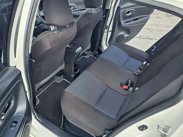 Toyota Vitz Hatchback, Petrol Hybrid, 2018, White