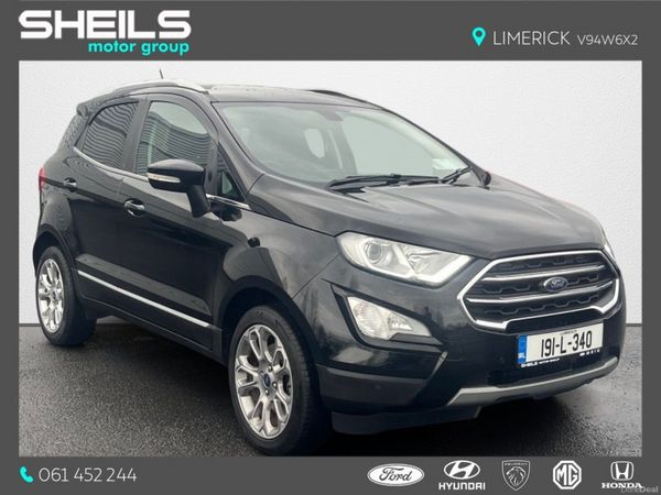 Ford EcoSport SUV, Petrol, 2019, Black