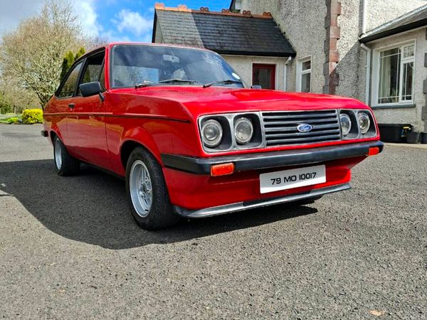 Ford Escort Saloon, Petrol, 1979, Red