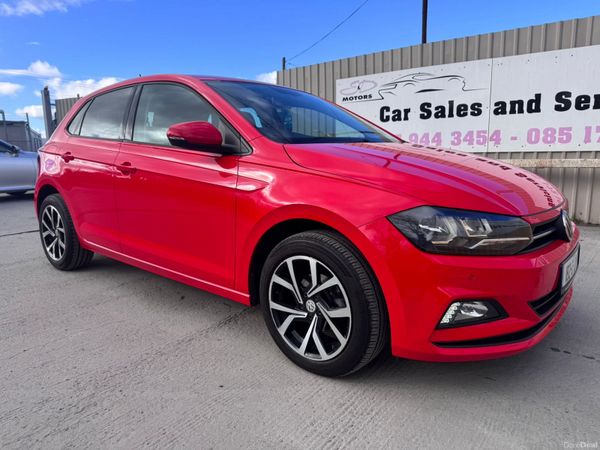 Volkswagen Polo Hatchback, Petrol, 2018, Red