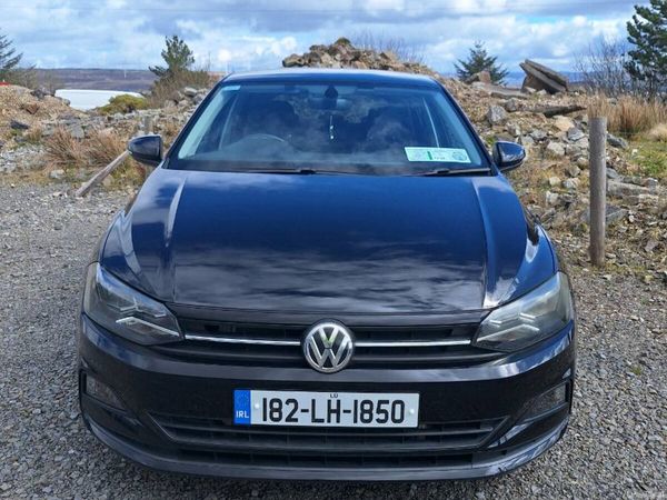 Volkswagen Polo Hatchback, Petrol, 2018, Black