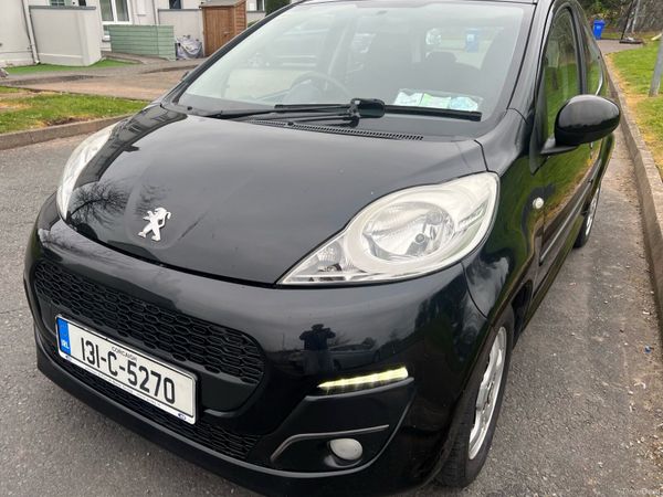 Peugeot 107 Hatchback, Petrol, 2013, Black