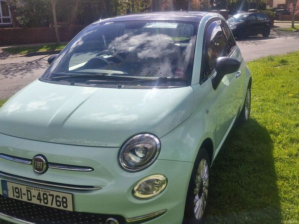 Fiat 500 Hatchback, Petrol, 2019, Green
