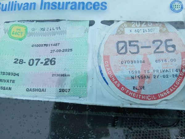 Nissan Qashqai Hatchback, Petrol, 2007, Blue