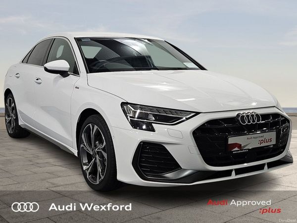 Audi A3 Saloon, Petrol, 2026, White