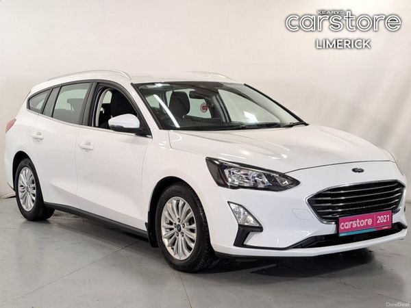Ford Focus Estate, Petrol Hybrid, 2021, White