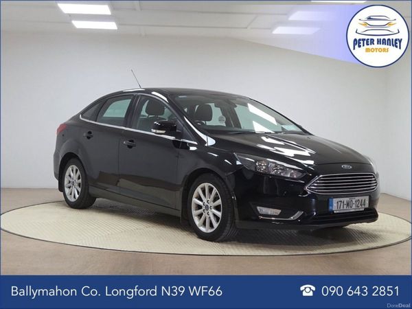 Ford Focus Saloon, Diesel, 2017, Black