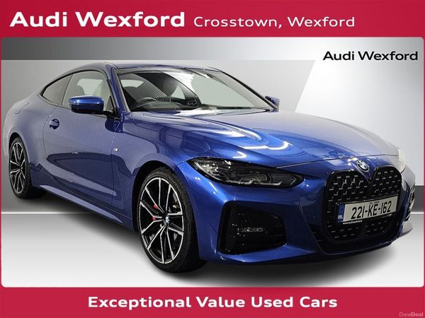 BMW 4-Series Coupe, Petrol, 2022, Blue