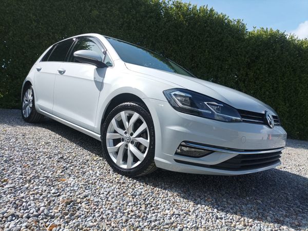 Volkswagen Golf Hatchback, Petrol, 2018, White