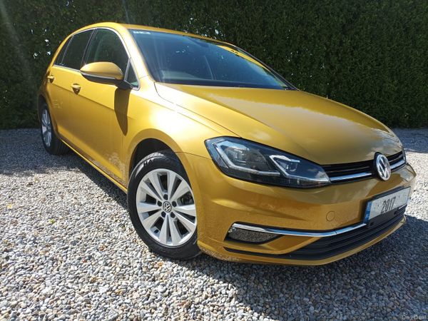Volkswagen Golf Hatchback, Petrol, 2017, Yellow