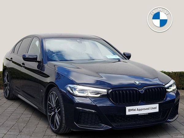 BMW 5-Series Saloon, Diesel, 2021, Black