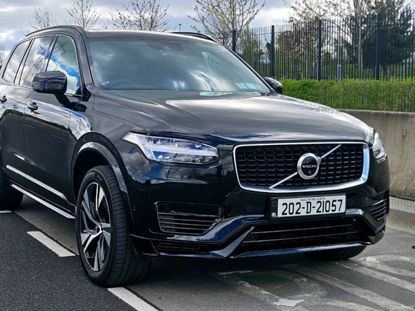 Volvo XC90 SUV, Petrol Plug-in Hybrid, 2020, Black