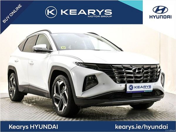 Hyundai Tucson SUV, Petrol Hybrid, 2024, White