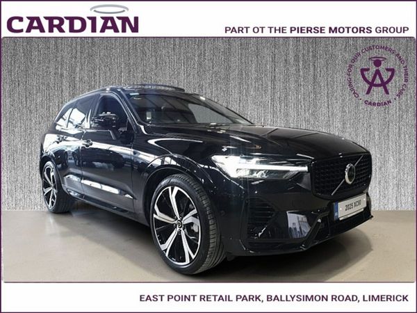 Volvo XC60 SUV, Petrol Plug-in Hybrid, 2025, Black