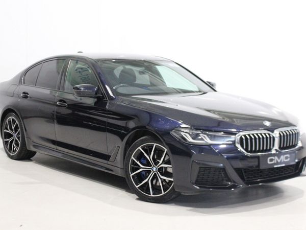 BMW 5-Series Saloon, Petrol Plug-in Hybrid, 2021, Black