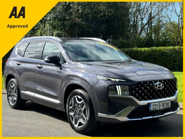 Hyundai Santa Fe SUV, Petrol Plug-in Hybrid, 2022, Blue