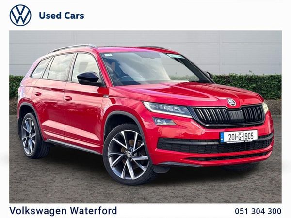 Skoda Kodiaq SUV, Diesel, 2020, Red