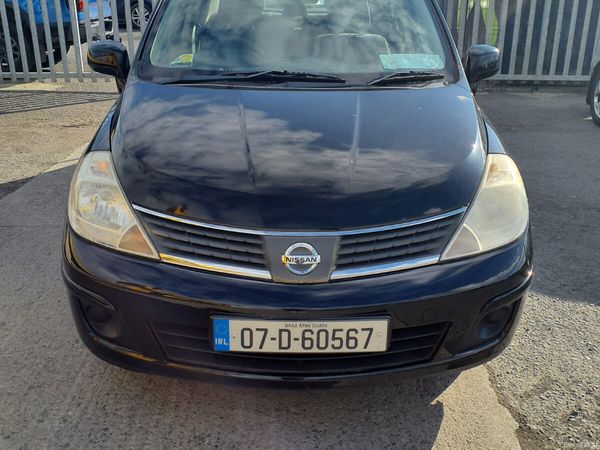 Nissan Tiida Saloon, Petrol, 2007, Black
