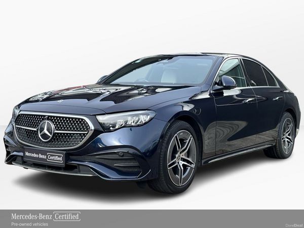 Mercedes-Benz E-Class Saloon, Diesel Plug-in Hybrid, 2024, Blue