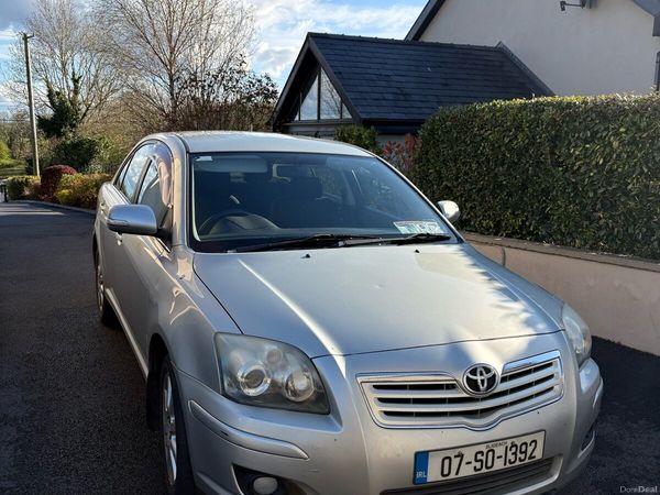 Toyota Avensis Saloon, Petrol, 2007, Silver