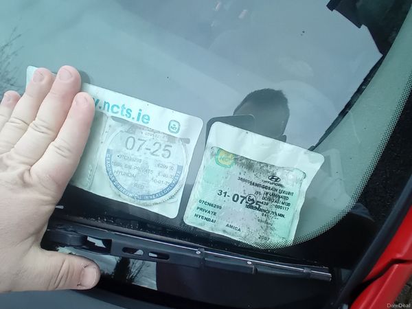 Hyundai Amica Hatchback, Petrol, 2007, Red