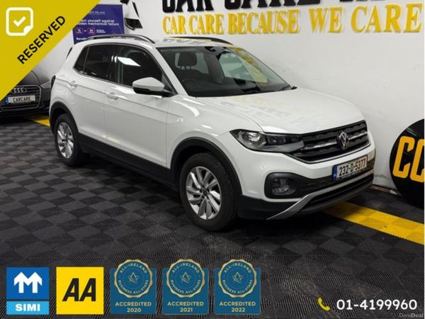 Volkswagen T-Cross Estate, Petrol, 2023, White