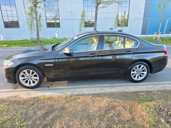 BMW 5-Series Saloon, Diesel, 2014, Brown
