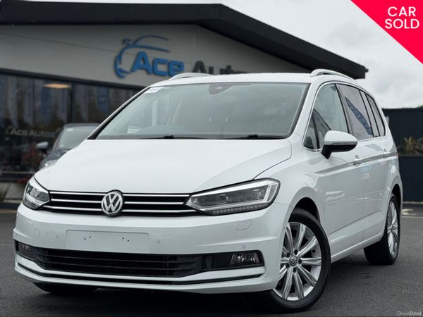 Volkswagen Touran MPV, Diesel, 2018, White