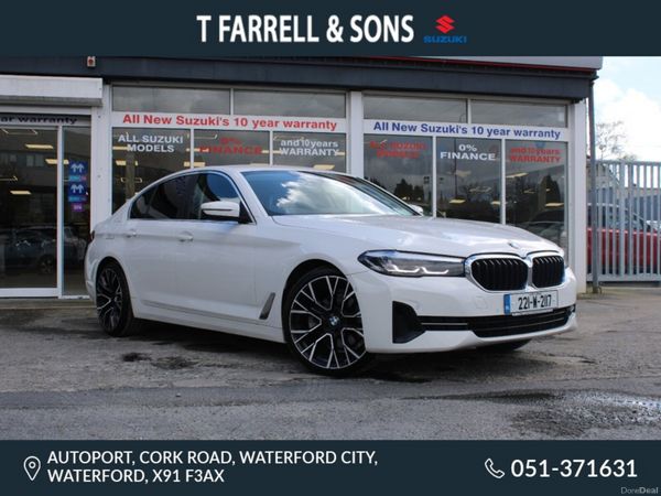 BMW 5-Series Saloon, Diesel, 2022, White