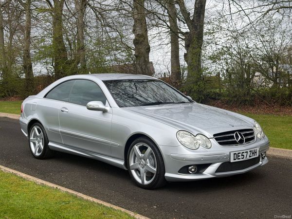 Mercedes-Benz CLK Coupe, Petrol, 2007, Silver